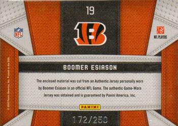 2010 Panini Certified - Fabric of the Game #19 Boomer Esiason Back