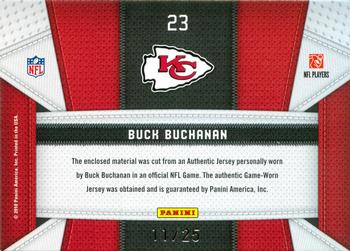 2010 Panini Certified - Fabric of the Game Team Die Cut #23 Buck Buchanan Back