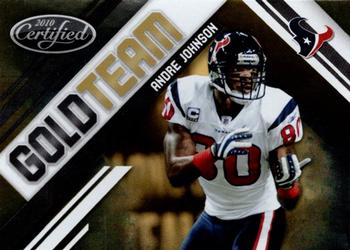 2010 Panini Certified - Gold Team #8 Andre Johnson  Front
