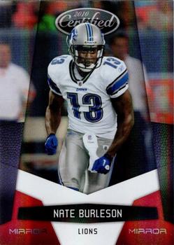 2010 Panini Certified - Mirror Red #50 Nate Burleson  Front