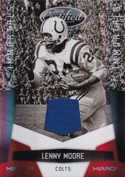 2010 Panini Certified - Mirror Red #161 Lenny Moore Front