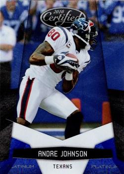 2010 Panini Certified - Platinum Blue #56 Andre Johnson  Front