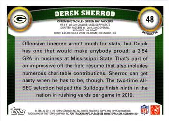 2011 Topps Chrome - Refractors #48 Derek Sherrod  Back