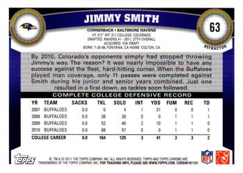 2011 Topps Chrome - Refractors #63 Jimmy Smith  Back