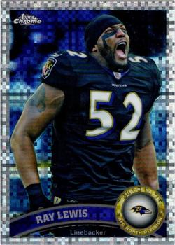 2011 Topps Chrome - Xfractors #2 Ray Lewis Front
