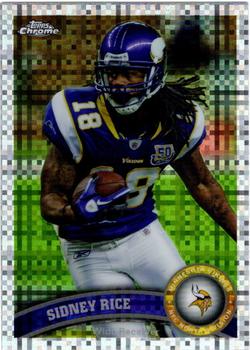 2011 Topps Chrome - Xfractors #84 Sidney Rice Front