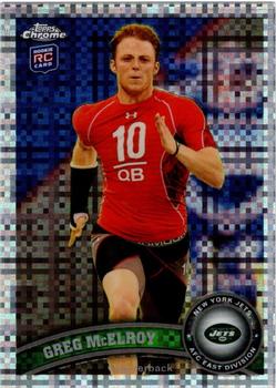 2011 Topps Chrome - Xfractors #86 Greg McElroy Front