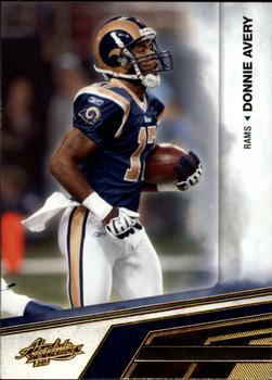 2010 Panini Absolute Memorabilia - Retail #89 Donnie Avery  Front