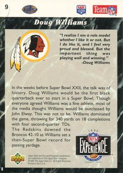 1993 Upper Deck NFL Experience #9 Doug Williams Back
