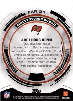 2010 Finest - Atomic Refractor Rookies #FAR-21 Arrelious Benn  Back
