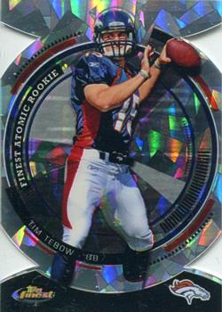 2010 Finest - Atomic Refractor Rookies #FAR-25 Tim Tebow  Front