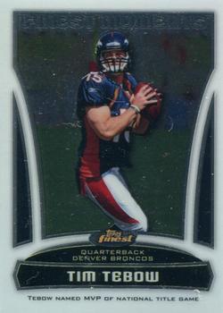 2010 Finest - Finest Moments #FM-25 Tim Tebow  Front