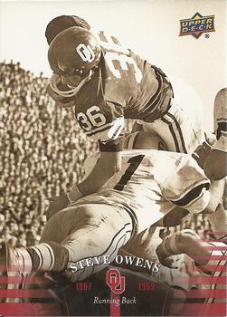 2011 Upper Deck University of Oklahoma #15 Steve Owens Front