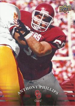2011 Upper Deck University of Oklahoma #51 Anthony Phillips Front