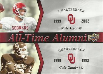 2011 Upper Deck University of Oklahoma - All-Time Alumni Duos #ATAD-HG Nate Hybl / Cale Gundy Front