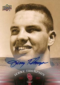 2011 Upper Deck University of Oklahoma - Autographs #6 Jerry Thompson Front