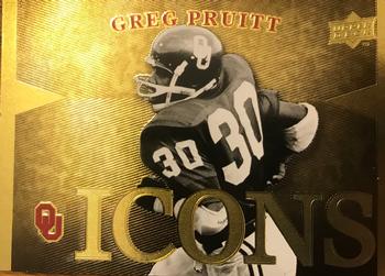 2011 Upper Deck University of Oklahoma - Icons #I-GP Greg Pruitt Front