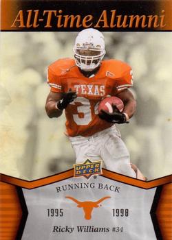 2011 Upper Deck University of Texas - All-Time Alumni #ATA-WI Ricky Williams Front
