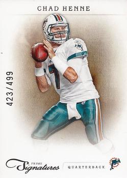 2011 Panini Prime Signatures #27 Chad Henne Front