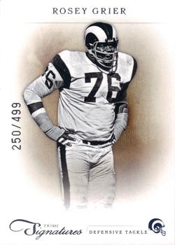 2011 Panini Prime Signatures #150 Rosey Grier Front