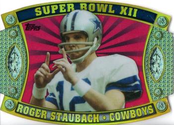 2011 Topps - Super Bowl Legends Giveaway Die Cut #SB-70 Roger Staubach Front