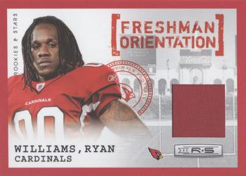 2011 Panini Rookies & Stars - Freshman Orientation Jerseys #4 Ryan Williams Front