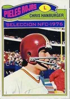 1977 Topps Mexican #170 Chris Hanburger Front