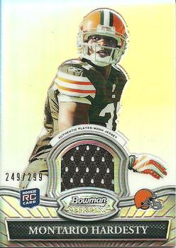 2010 Bowman Sterling - Refractors #BSRMH Montario Hardesty Front