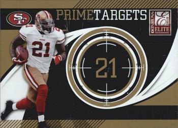 2010 Donruss Elite - Prime Targets Gold #8 Frank Gore  Front
