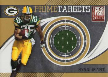 2010 Donruss Elite - Prime Targets Jerseys #16 Ryan Grant  Front