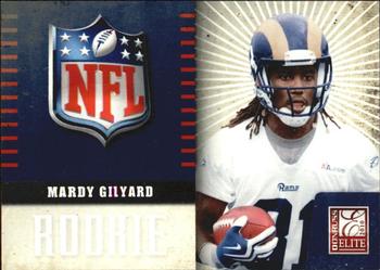 2010 Donruss Elite - Rookie NFL Shield #24 Mardy Gilyard  Front