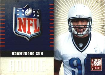 2010 Donruss Elite - Rookie NFL Shield #28 Ndamukong Suh  Front