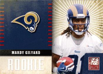 2010 Donruss Elite - Rookie NFL Team Logo #24 Mardy Gilyard  Front