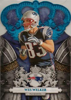 2010 Panini Crown Royale - Blue #60 Wes Welker Front