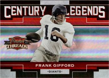 2010 Panini Threads - Century Legends Holofoil #7 Frank Gifford  Front