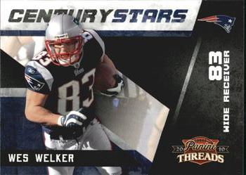 2010 Panini Threads - Century Stars #12 Wes Welker  Front