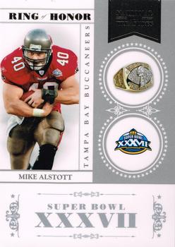2010 Playoff National Treasures - Ring of Honor #41 Mike Alstott  Front