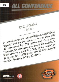 2010 Press Pass - Blue #80 Dez Bryant Back