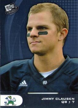2010 Press Pass - Target Exclusive #TAR-2 Jimmy Clausen  Front