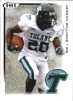 2010 SAGE HIT - Silver #20 Jeremy Williams  Front