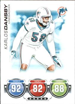 2010 Topps Attax #NNO Karlos Dansby  Front