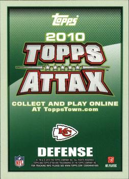 2010 Topps Attax - Red Zone Foil #NNO Eric Berry  Back