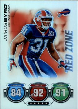 2010 Topps Attax - Red Zone Foil #NNO Jairus Byrd  Front