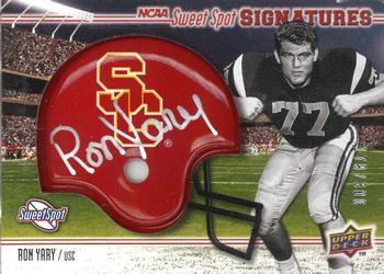 2010 Upper Deck NCAA Sweet Spot - Signatures #SSS-RY Ron Yary Front