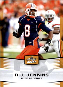 2012 Leaf Draft - Gold #1 A.J. Jenkins Front