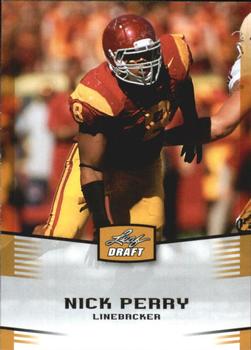 2012 Leaf Draft - Gold #38 Nick Perry Front
