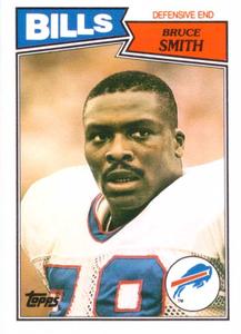 1987 Topps American/UK #73 Bruce Smith Front