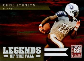 2011 Donruss Elite - Legends of the Fall Gold #4 Chris Johnson Front