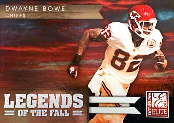 2011 Donruss Elite - Legends of the Fall Gold #7 Dwayne Bowe Front