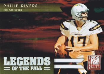 2011 Donruss Elite - Legends of the Fall Gold #19 Philip Rivers Front